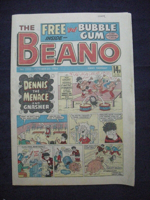 * Beano Comic - 2203 - October 6 1984
