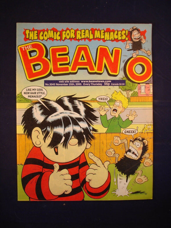 P - Beano Comic # 3045 - 25th November 2000  -