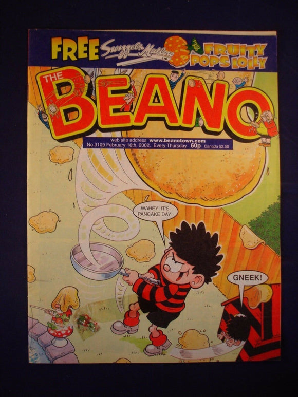 P - Beano Comic # 3109 - 16th February 2002