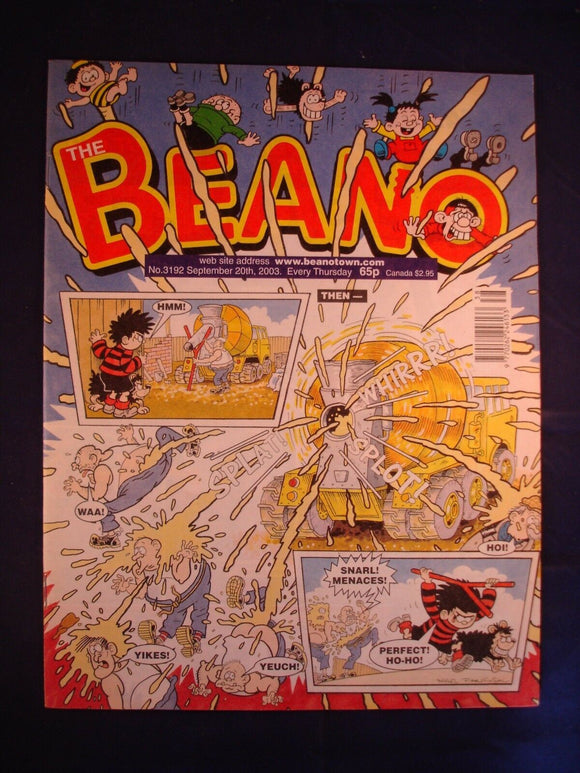 P - Beano Comic # 3192 - 20th September 2003  -
