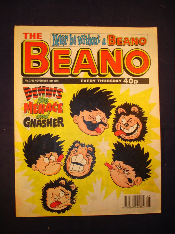 P - Beano Comic #2782  - 11th November 1995  -