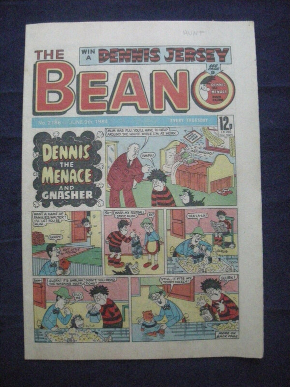 * Beano Comic - 2186 - June 9 1984