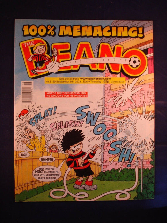 P - Beano Comic # 3190 - 6th September 2003  -