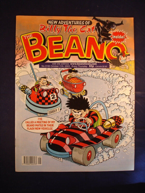P - Beano Comic # 3195 - 11th October 2003  -