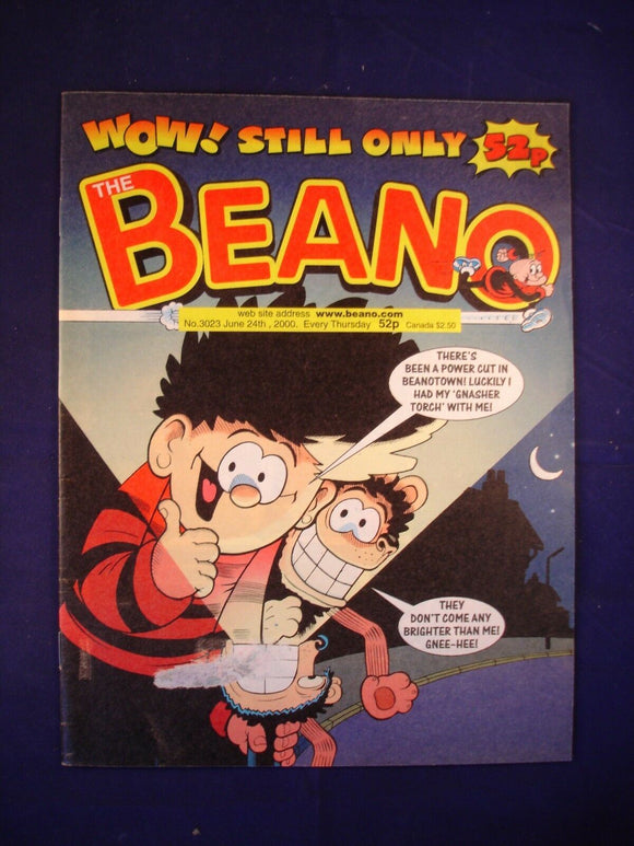 P - Beano Comic # 3023 - 24th June  2000  -