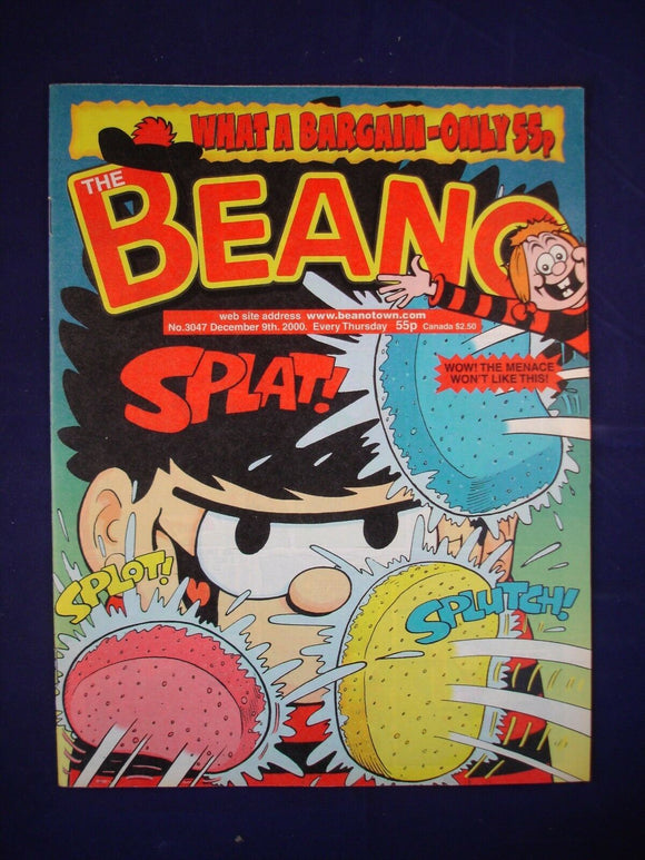 P - Beano Comic # 3047 - 9th December 2000  -