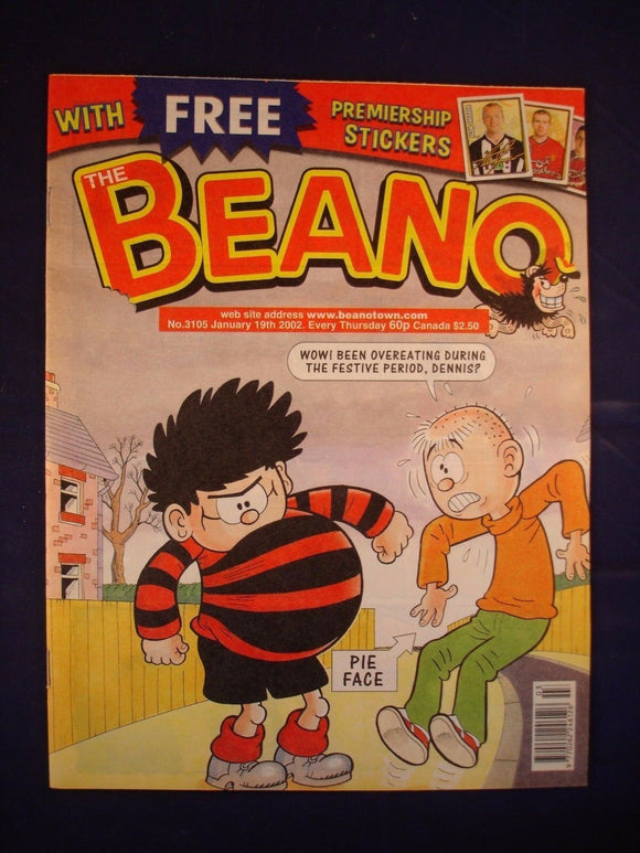 P - Beano Comic # 3105 - 19th January 2002