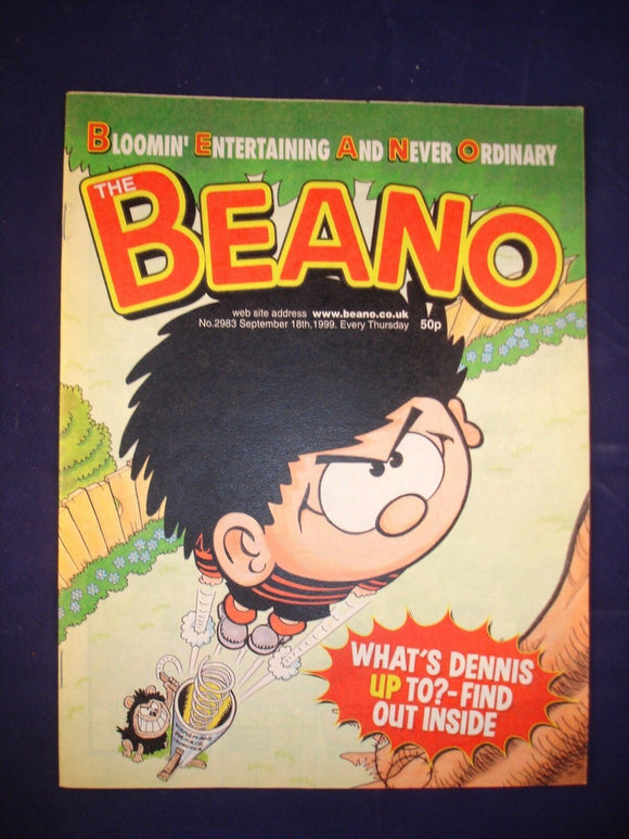 P - Beano Comic # 2983 - 18th September 1999  -