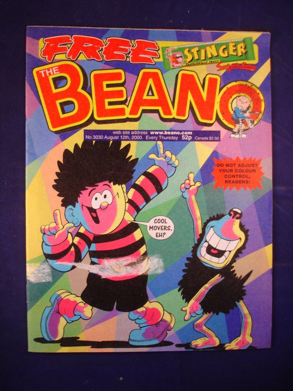 P - Beano Comic # 3030 - 12th August  2000  -