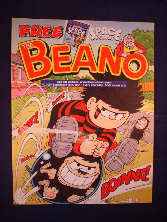 P - Beano Comic # 3087 - 15th September 2001  -