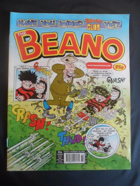Beano  Comic - 3342 - 12 August 2006 - (Box W)