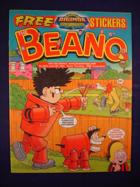 P - Beano Comic # 3073 - 9th June 2001  -