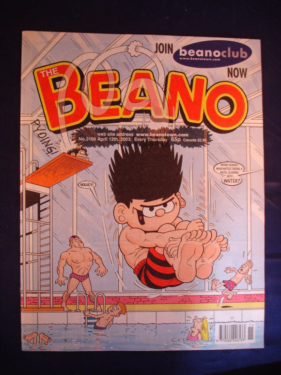 P - Beano Comic # 3169 - 12th April 2003  -