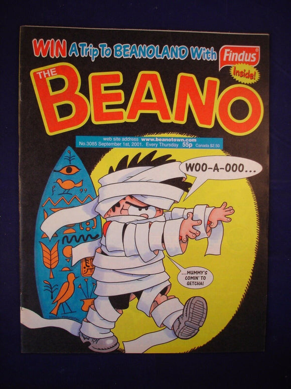 P - Beano Comic # 3085 - 1st September 2001  -