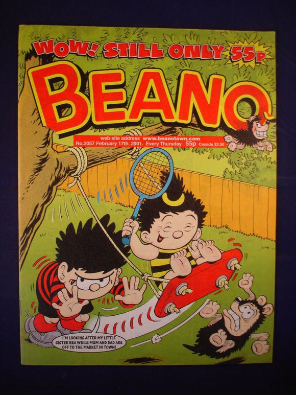 P - Beano Comic # 3057- 17th February  2001  -