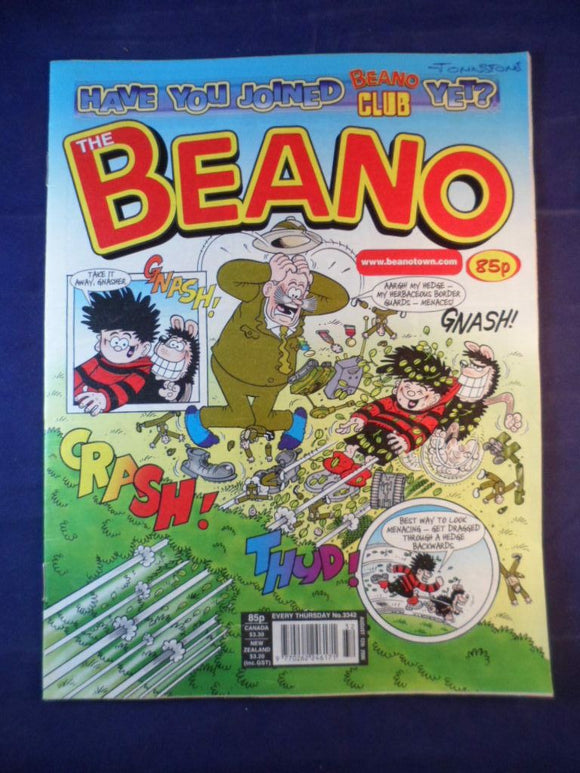 Beano  Comic - 3342 - 12 August 2006