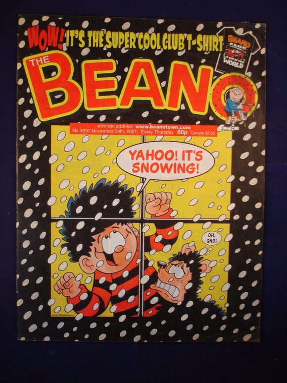 P - Beano Comic # 3097 - 24th November 2001  -