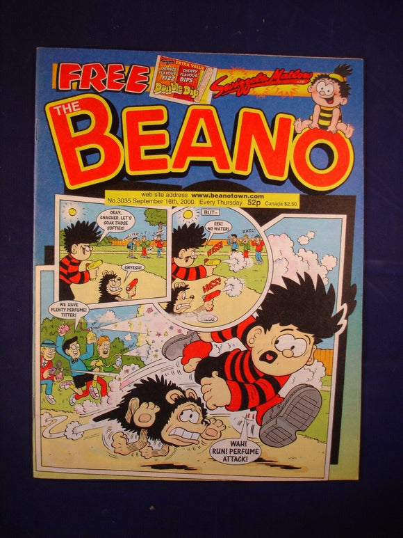 P - Beano Comic # 3035 - 16th September 2000  -