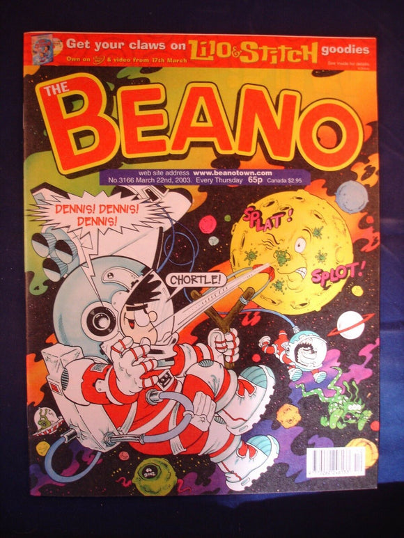 P - Beano Comic # 3166 - 22nd March 2003  -