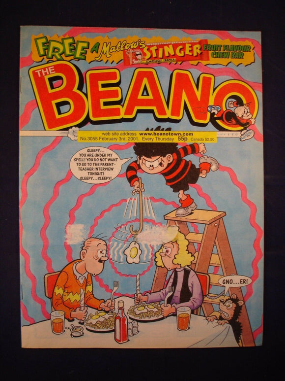 P - Beano Comic # 3055- 3rd February  2001  -