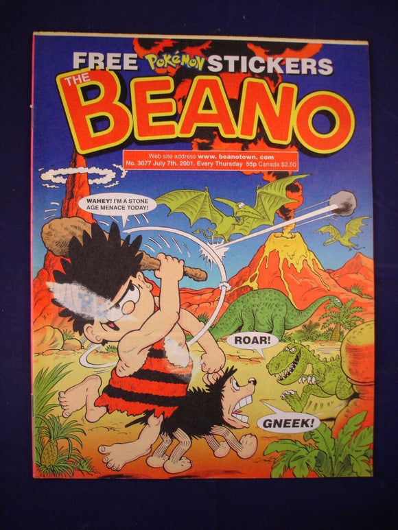 P - Beano Comic # 3077 - 7th July 2001  -