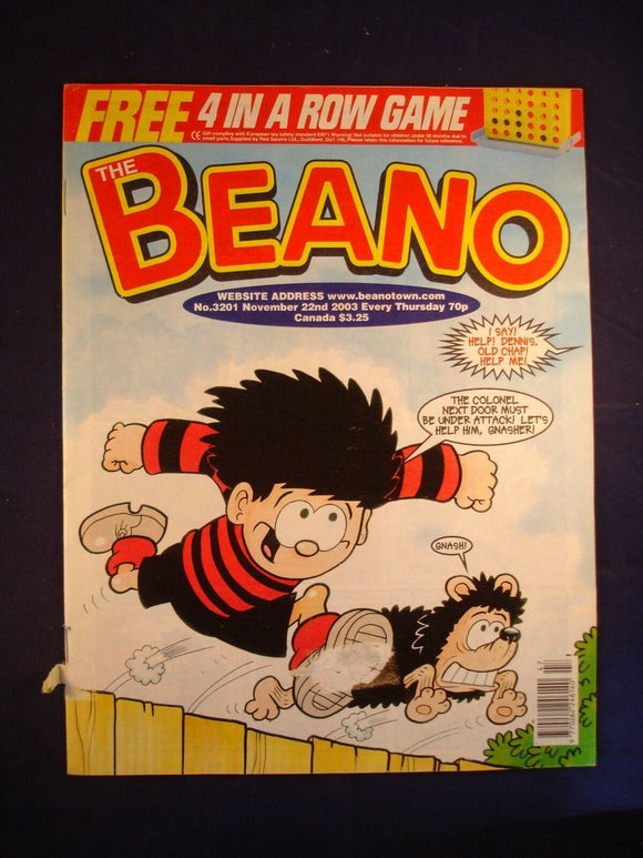 P - Beano Comic # 3201 - 22nd November 2003  -