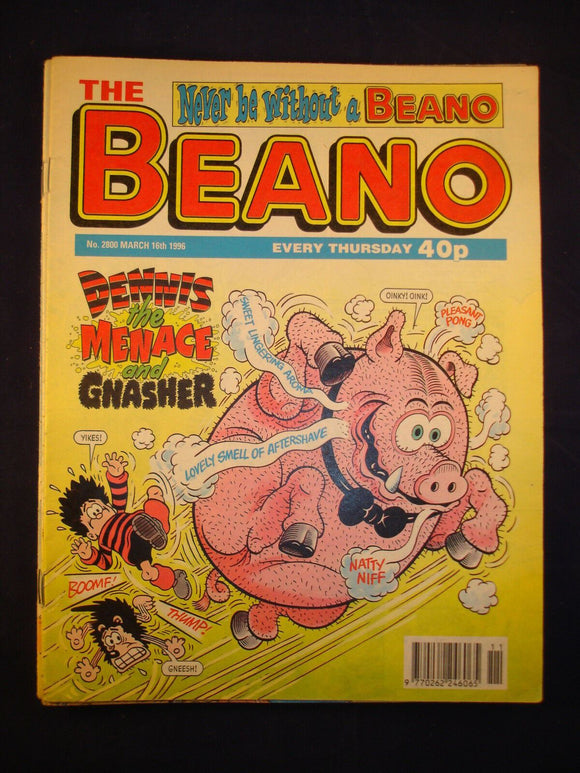 P - Beano Comic #2800  - 16th March 1996  -