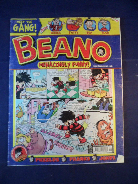 Beano  Comic - 3410 - 8 December 2007
