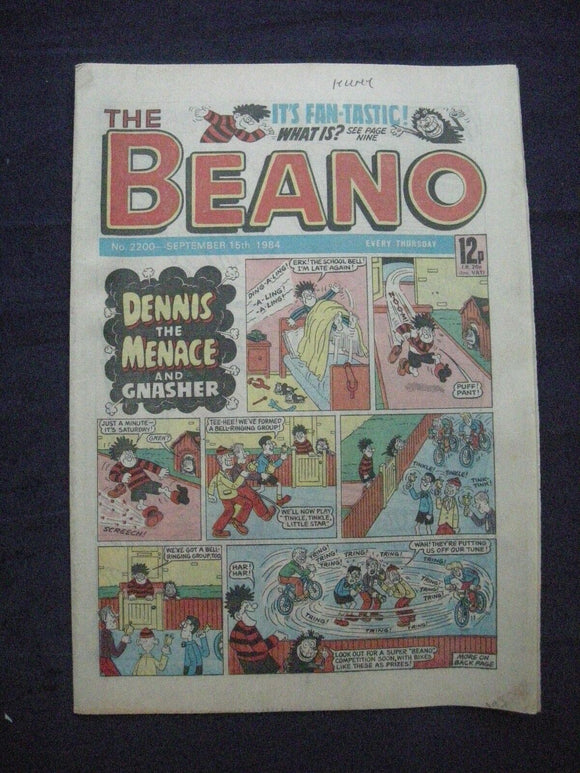 * Beano Comic - 2200 - September 15 1984
