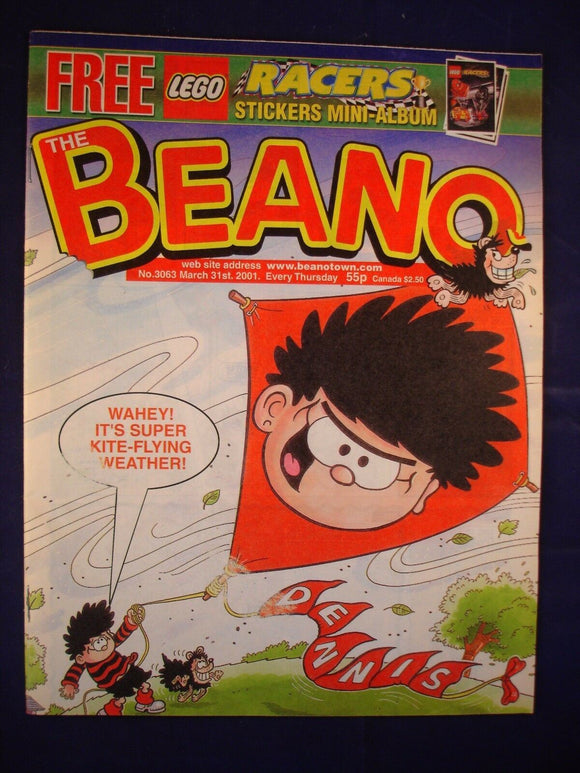 P - Beano Comic # 3063- 31st March  2001  -