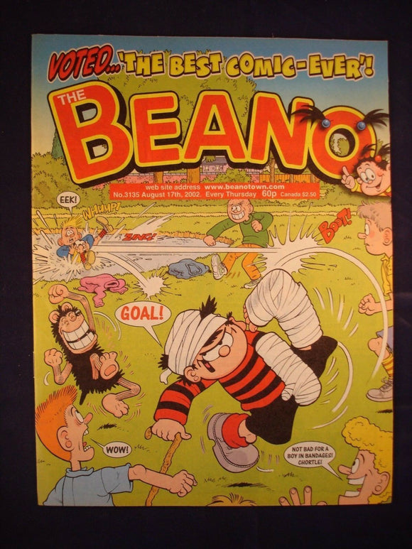 P - Beano Comic # 3135 - 17th August  2002