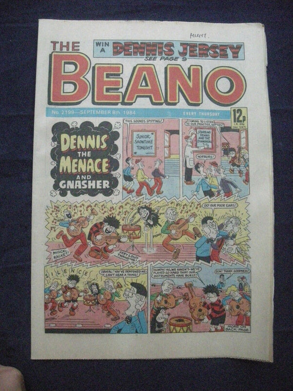 * Beano Comic - 2199 - September 8 1984