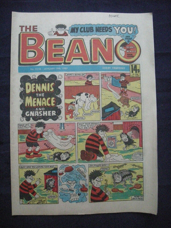 * Beano Comic - 2218 - January 19 1985