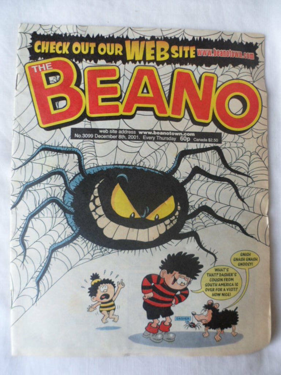 Beano British Comic - # 3099 - 8 December 2001