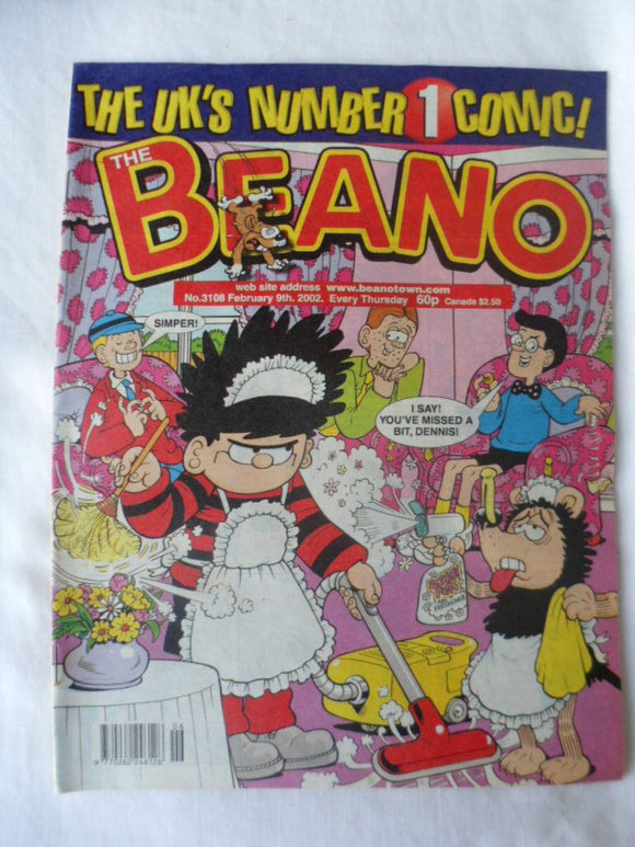 Beano British Comic - # 3108 - 9 February 2002