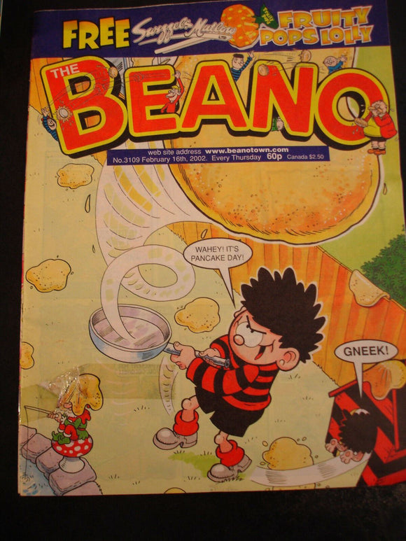 Beano Comic 3109 Feb 16 2002