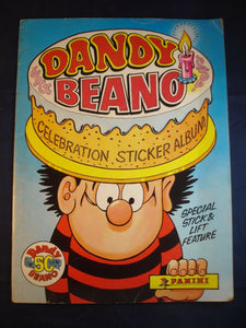 Beano Dandy celebration sticker album - Panini