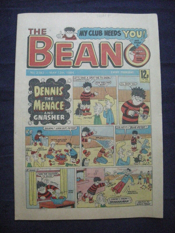 * Beano Comic - 2182 - May 12 1984