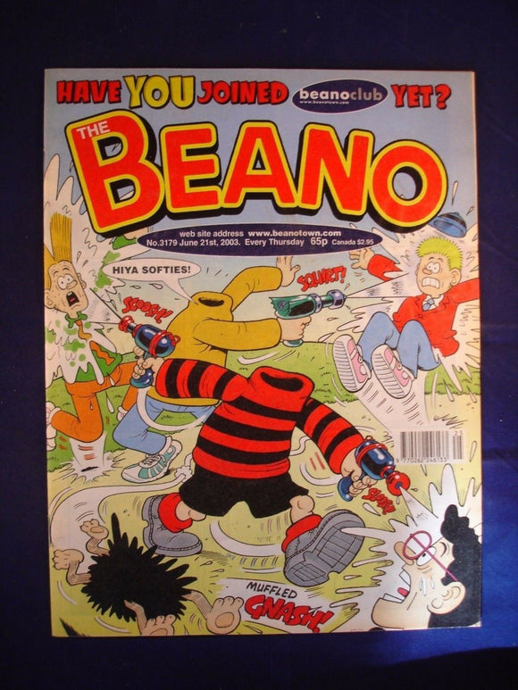 P - Beano Comic # 3179 - 21st June 2003  -