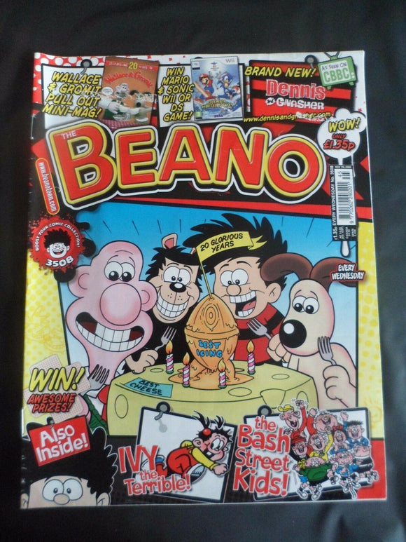 Beano  Comic - 3508 - 7 November 2009 - (Box W)