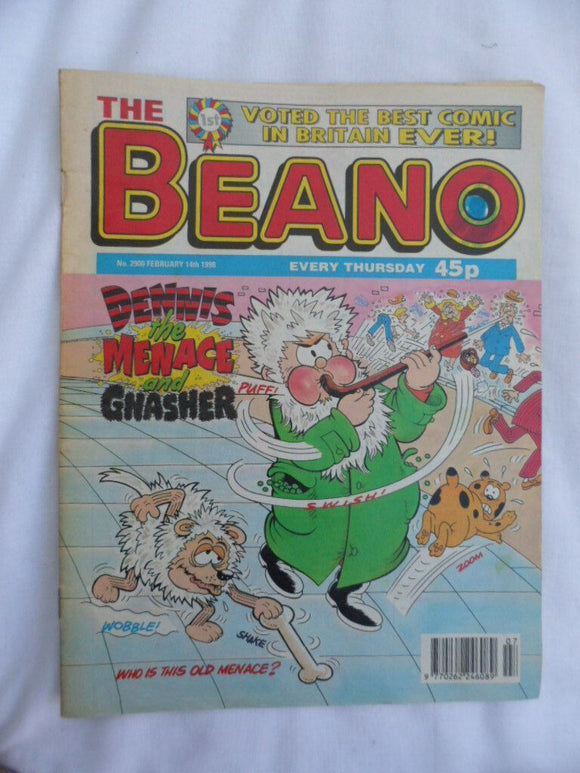 Beano British Comic - # 2900 - 14 February 1998