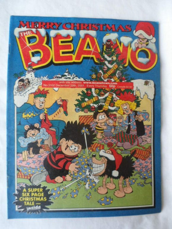 Beano British Comic - # 3102 - 29 December 2001