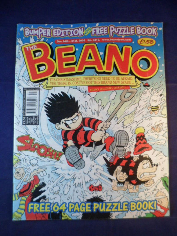 Beano  Comic - 3310 - 24 December 2005