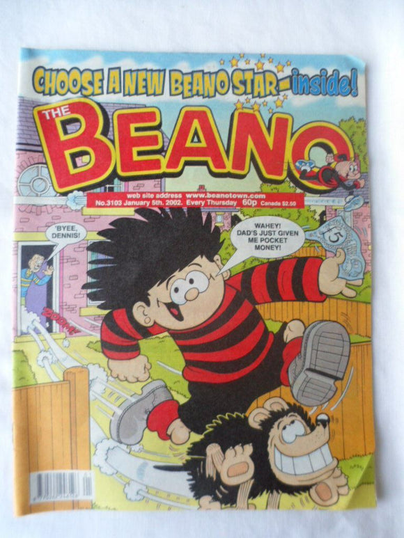 Beano British Comic - # 3103 - 5 January 2002
