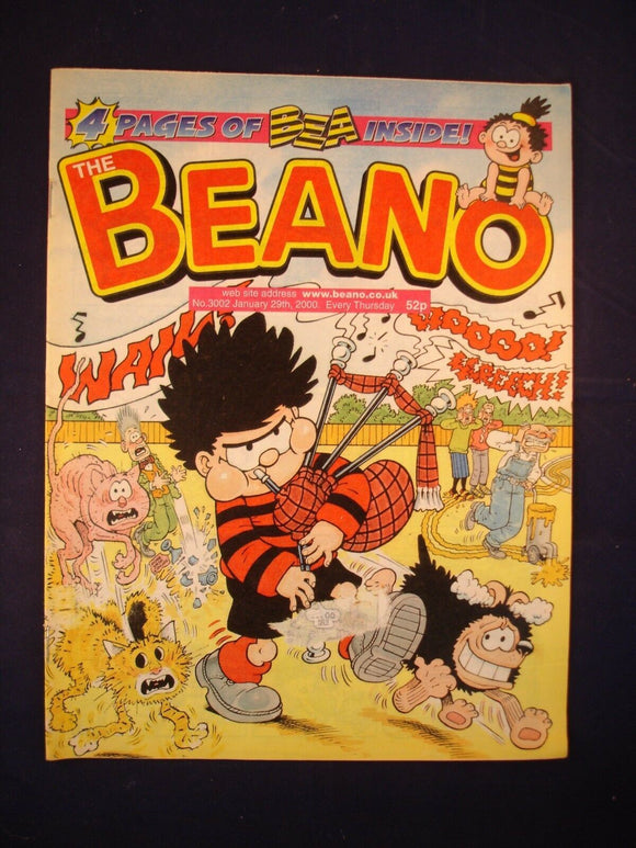 P - Beano Comic # 3002 - 29th January 2000  -