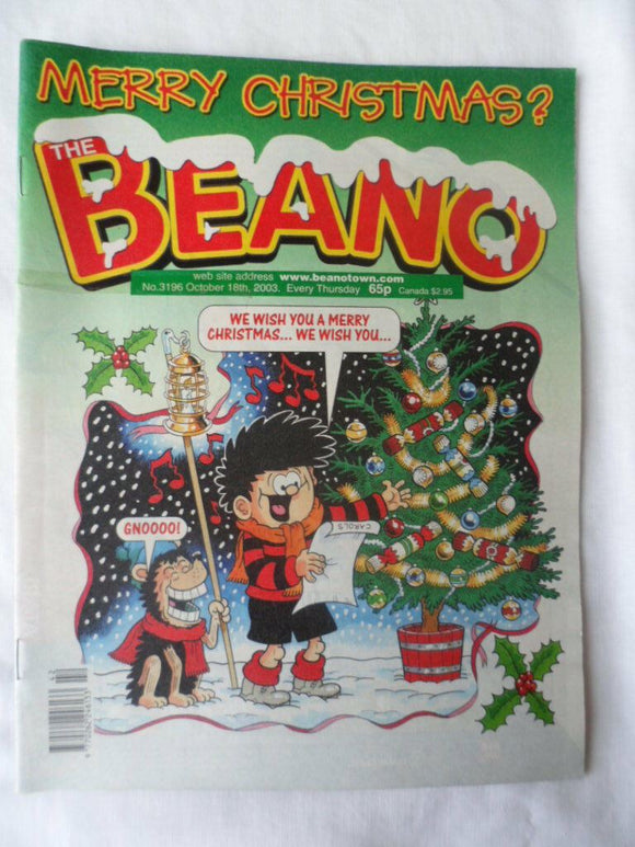 Beano British Comic - # 3196 - 18 October 2003