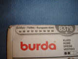 Burda 8379 sewing pattern dress sizes european 44 - 60