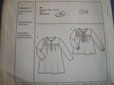 Burda Kids 9503 sewing pattern dress and tunic sizes european 86 - 116