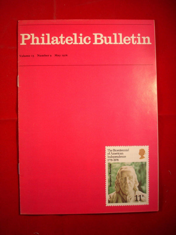 GB Stamps - British Philatelic Bulletin - Vol 13 # 9 - May 1976