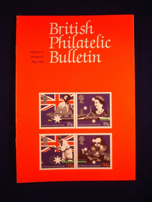 GB Stamps - British Philatelic Bulletin - Vol 25 # 9 - May 1988